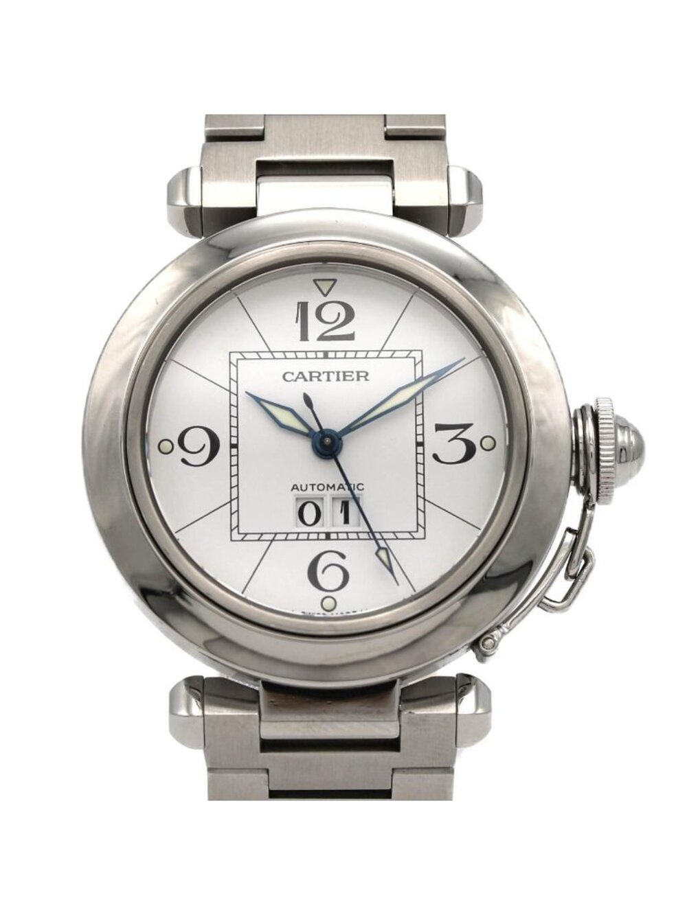 Cartier Pasha C Grande Date SS Automatic